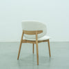 Luna Oak Dining Chair Back view 3