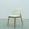 Luna Oak Dining Chair Side view 2