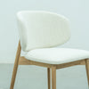 Luna Oak Dining Chair Side view 5