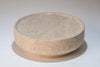 Luna Travertine Coffee Table Detailed Top Texture View 3