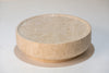 Luna Travertine Coffee Table Detailed Top Texture View 4