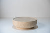 Luna Travertine Coffee Table Front View 5