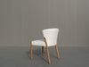 Lyra Oak & Leather Chair Back view