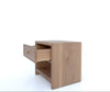 Madison Oak Bedside Table Side view 3