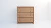 Madison Oak Chest of Drawers Front View 7