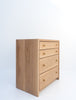 Madison Oak Chest of Drawers Perspective View 3