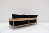 Mahra Teak 3 Seater Sofa Back view 