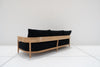 Mahra Teak 3 Seater Sofa Back view 