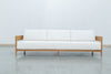 Mahra Teak 3 Seater Sofa Front view