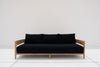 Mahra Teak 3 Seater Sofa Front view