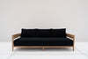Mahra Teak 3 Seater Sofa Front view