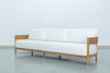 Mahra Teak 3 Seater Sofa Side view