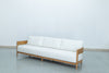 Mahra Teak 3 Seater Sofa Side view