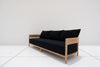Mahra Teak 3 Seater Sofa Side view