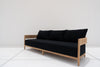 Mahra Teak 3 Seater Sofa Side view