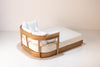 Mahra Teak Daybed Perspective View 5