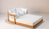 Mahra Teak Daybed Perspective View 8