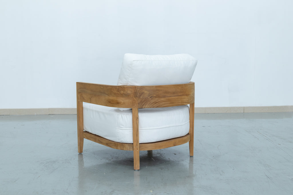 Mahra Teak Single Seater Back view