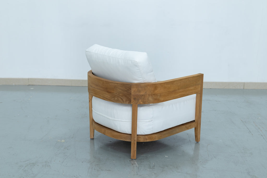 Mahra Teak Single Seater Back view