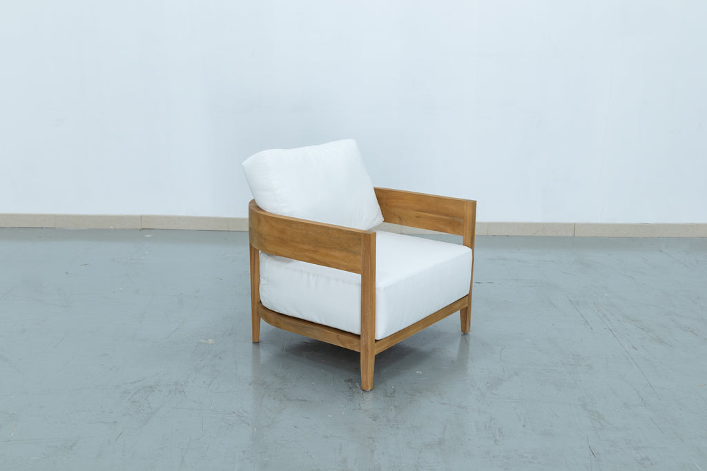 Mahra Teak Single Seater Side view