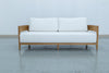 Mahra Teak Two Seater Sofa Front view