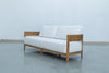Mahra Teak Two Seater Sofa Side view