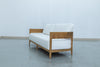 Mahra Teak Two Seater Sofa Side view