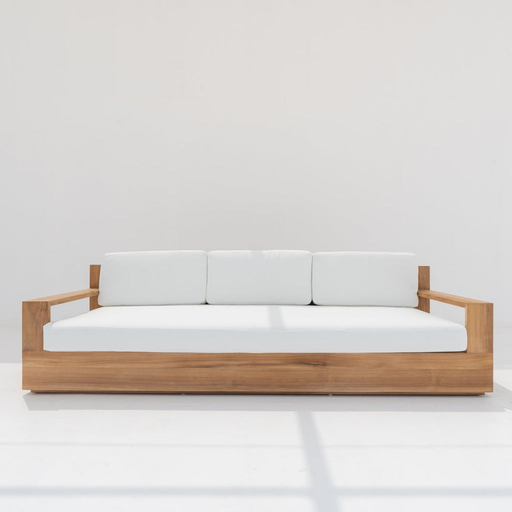 Malaga Teak 3 Seater Sofa