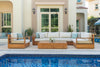 Malaga Teak L Shaped Sofa Customer Home