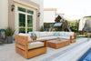 Malaga Teak L Shaped Sofa Customer Home