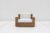 Malaga Teak Single Seater Front view