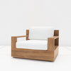 Malaga Teak Single Seater Side view