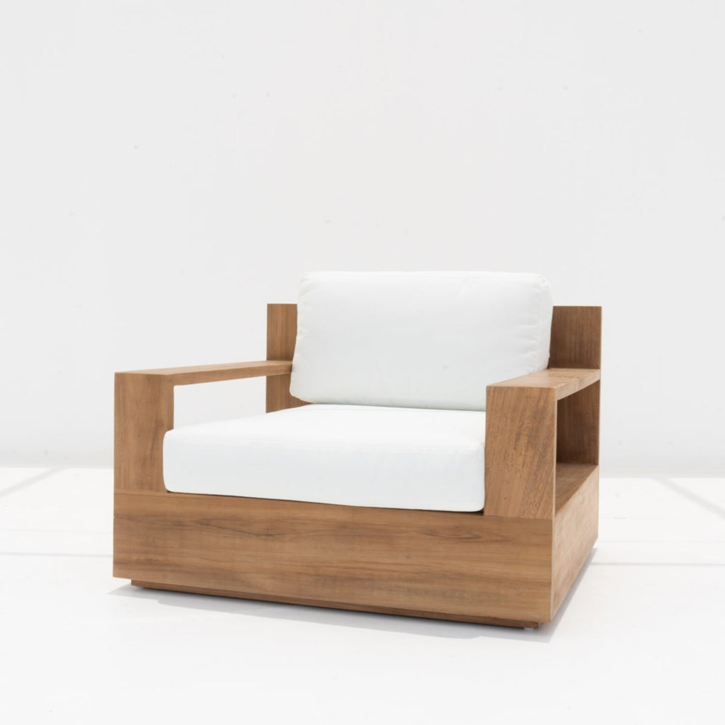 Malaga Teak Single Seater Side view