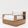 Malaga Teak Single Seater Side view