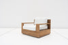 Malaga Teak Single Seater Side view
