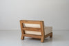 Malta Teak Frame Lounge Chair Perspective View 10