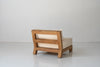 Malta Teak Frame Lounge Chair Perspective View 11