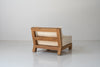 Malta Teak Frame Lounge Chair Perspective View 12