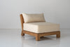 Malta Teak Frame Lounge Chair Perspective View 2