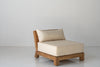 Malta Teak Frame Lounge Chair Perspective View 5