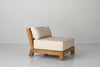 Malta Teak Frame Lounge Chair Perspective View 7
