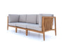 Marbella Teak Sofa Side view