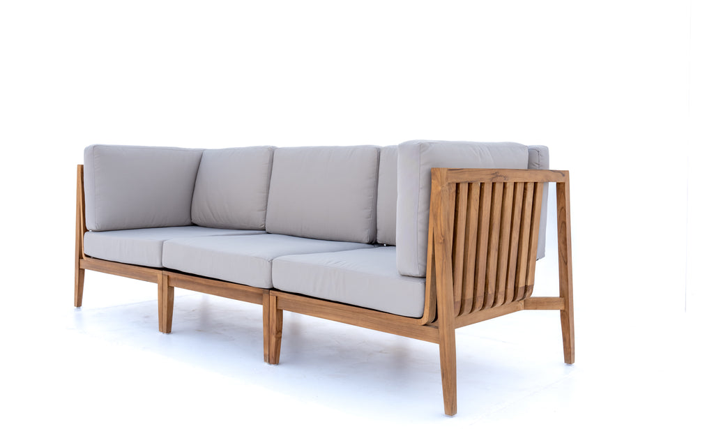 Marbella Teak Sofa Side view
