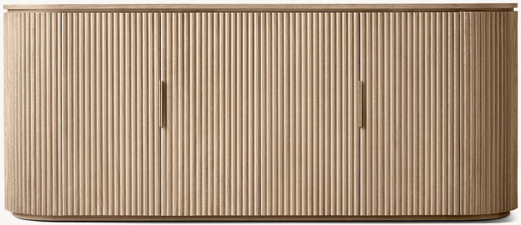 Maren Oak Sideboard Front View 3