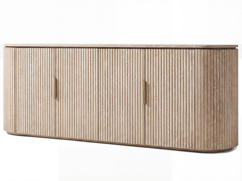 Maren Oak Sideboard Perspective View 1