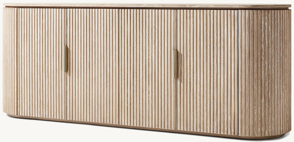 Maren Oak Sideboard Perspective View 2