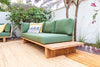 Marion Teak Sofa Customer Home