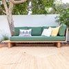 Marion Teak Sofa Customer Home