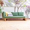 Marion Teak Sofa Customer Home
