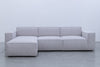 Max 3 Seater Sofa with Chaise Front Perspective View 1
